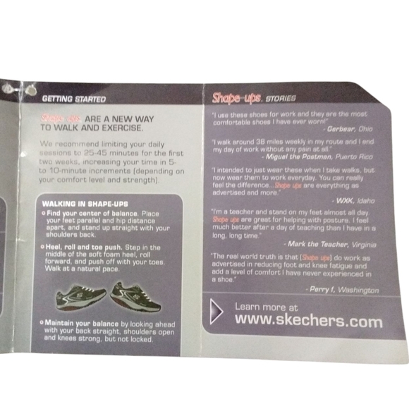 NEW Skechers Shape Ups Men's Hiking Walking Toning Athletic Leather Shoes 10 - Picture 5 of 16